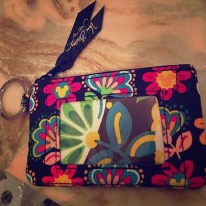 Vera Bradley Midnight with Mickey zip ID