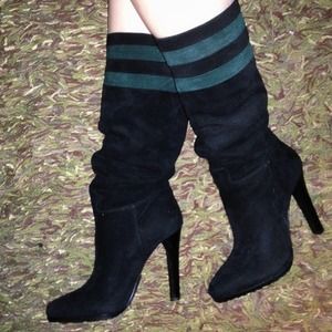 Ralph Lauren Collection Runway Suede Boots 9 New