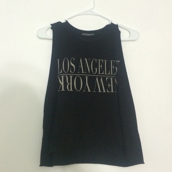 New York Los Angeles brandy Sadie muscle tee