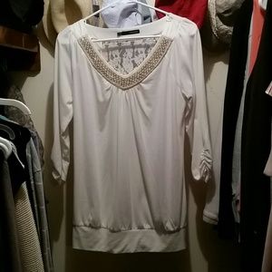 Cream top - NEVER BEEN WORN