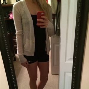 Cream American Eagle light cardigan