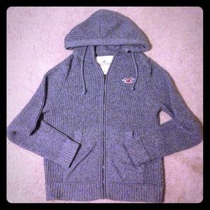 Mens Knit Hoodie from Hollister