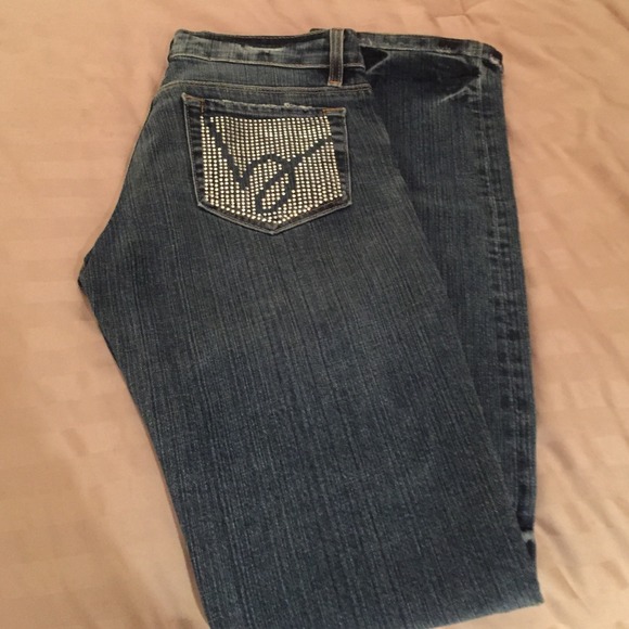 Bebe rhinestone jeans