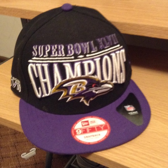 On hold Baltimore Ravens SnapBack hat from HatWorl