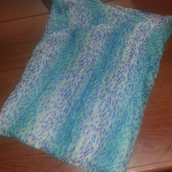 Cheetah print blanket scarf