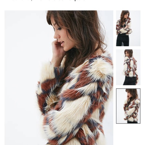 Forever 21 fur jacket