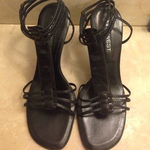 Nine West high heel sandals.