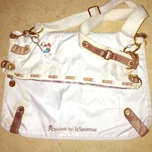 LeSportsac satchel comes with a bear charm