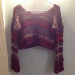 Free People Crop Top Sweater