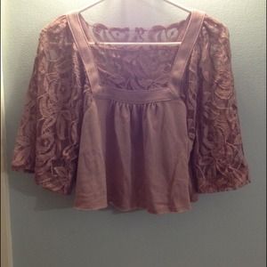 Free People Lace Crop Top