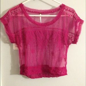 🌸HOST PICK🌸Free People Lace Top