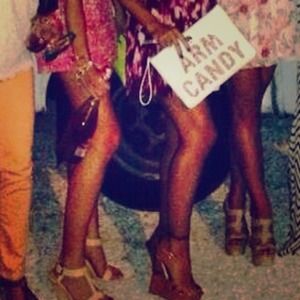 Kate spade Arm Candy clutch in sprinkles yum!!