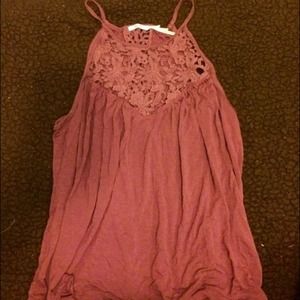 NEVER WORN backless flowy tank