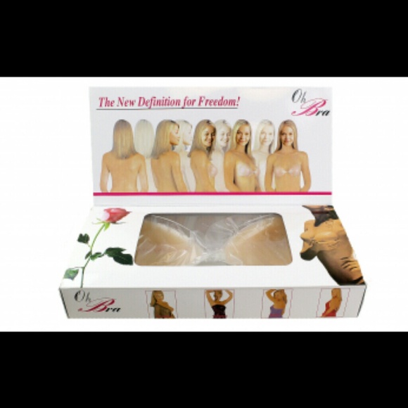 Invisible silicon OH BRA STICK ON