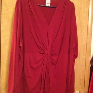 Just my size Merlot colored top