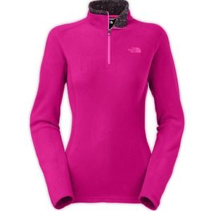 Fleece pink north face