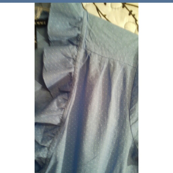 Polka-dot Ruffle Top - Picture 2 of 4