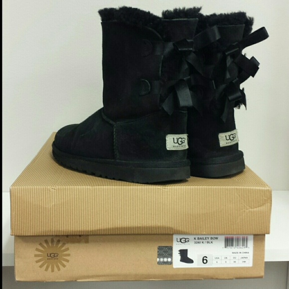 UGG Boots - REDUCED! Ugg Australia Bailey Bow Black Boots