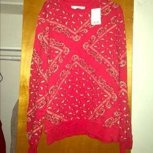Bandana Sweatshirt (brand new)