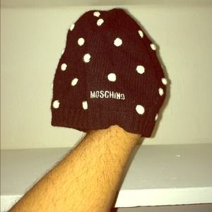 Moschino knit hat