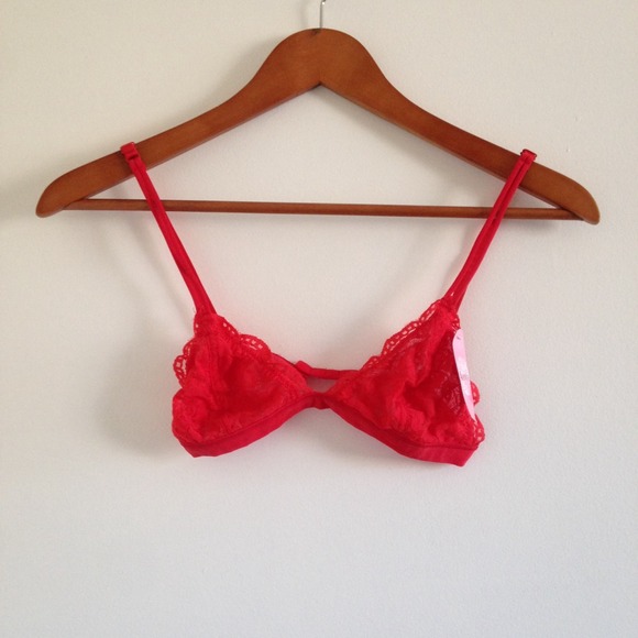 Poppy Red Bralette