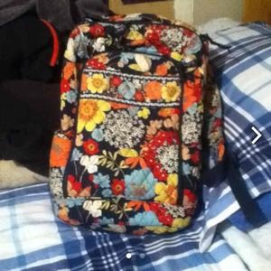 Vera Bradley Laptop Backpack in Happy Snails