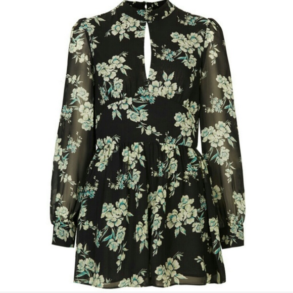 Floral Topshop Romper - Picture 4 of 4