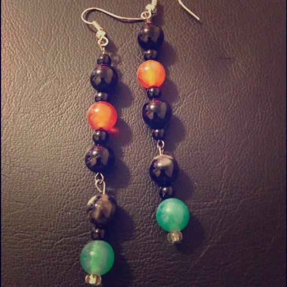 Funky bubble inspired earrings!!