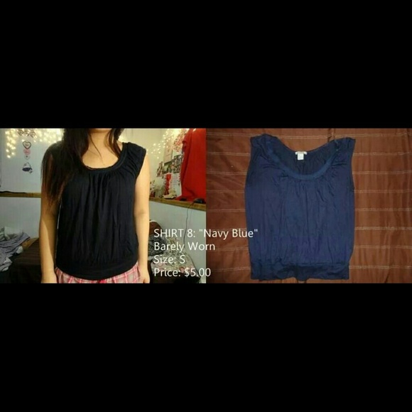 Navy blue shirt