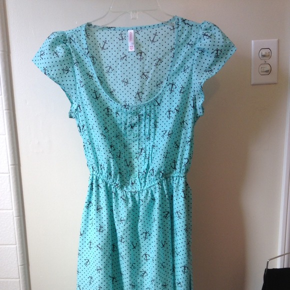 Blue nautical dress