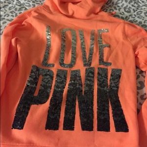 Peachy pink ombré sweatshirt
