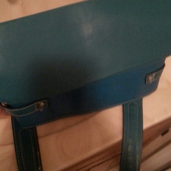 TOMMY HILFIGER TURQUOISE HANDBAG - Picture 4 of 4