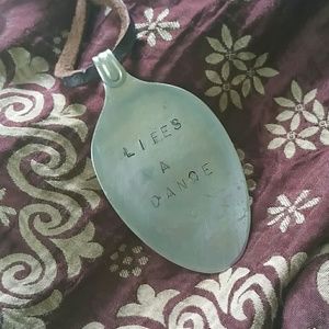 Spoon pendant handmade