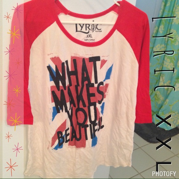 Lyric tee 3/4 sleeves XXL