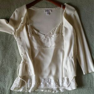 Loft cami/cardigan set