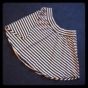 Divided by H&M - Black & White striped skirt