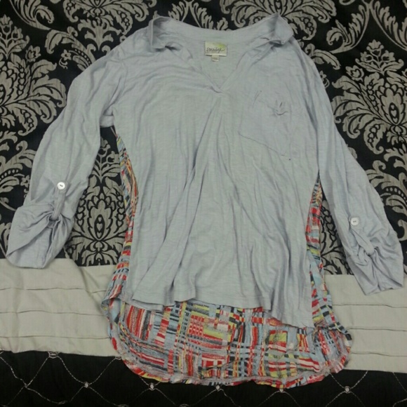 Tribal Print back Top.