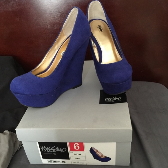 Cobalt blue heels