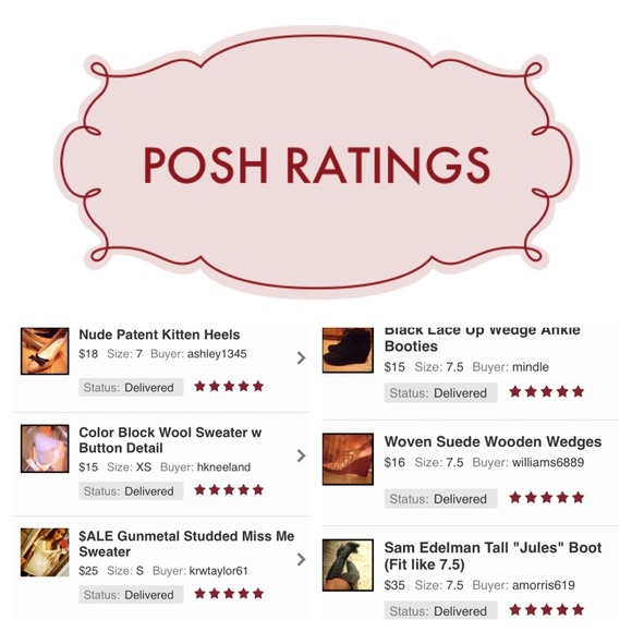 Ratings & Feedback Just FYI :)