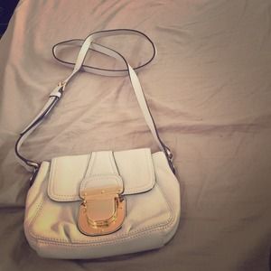 Ivory Michael Kors cross body purse