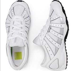 Adidas white/silver Reflex sneakers