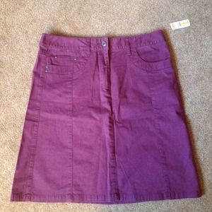 Purple skirt