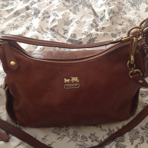 Coach bag. Can use as cross body.