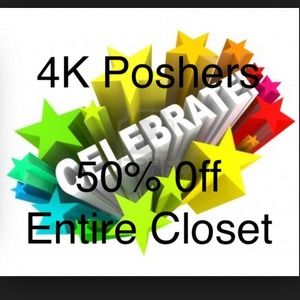 Celebrate With Me 4K Users 50% off entire closet