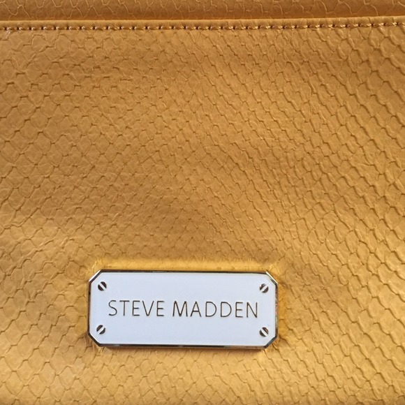 Yellow Steve Madden Satchel Purse - Picture 2 of 3