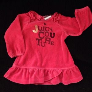 Bundle!Juicy couture shirt/dress size 6-12 months!
