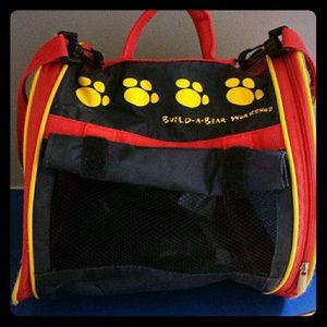 Build a Bear carrying backpack
