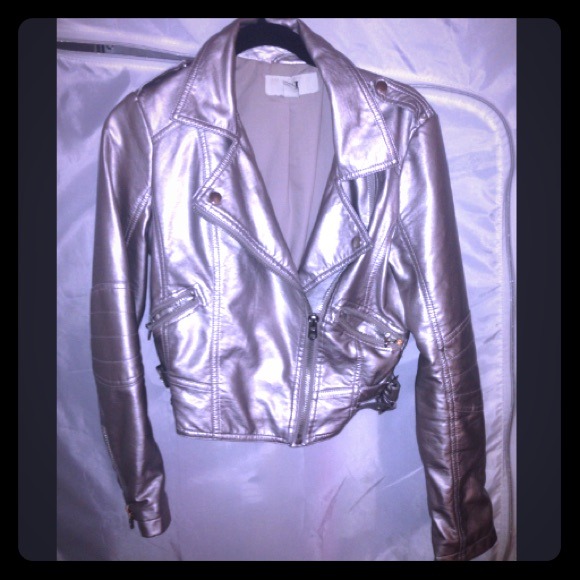 XXI Jackets & Blazers - Silver jacket 1hrsale