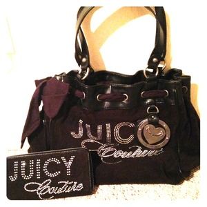 Juicy Couture bag and wallet