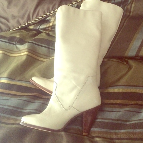 💯% Genuine Leather Mid Calf Boots